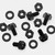 50x Black, Nylon Plastic, Thumbscrews, M6 x 10mm, knurled, Nuts, Washers & Bolts 50x Black, Nylon Plastic, Thumbscrews, M6 x 10mm, knurled, Nuts, Washers & Bolts