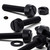 50x Black Nylon Slotted Knurled Thumbscrews M8 x 40mm, Nuts & Washers