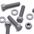 50x Grey PVC, Hex Head, M6x25mm, Plastic Bolts, Nuts & Washers, UPVC