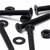 50x Black Nylon Countersunk Cross Screws & Bolts M3 x 20mm, Nuts & Washers