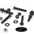 50x Black Nylon, Countersunk Cross Head, M3 x 20mm, Plastic Bolts, Nuts & Washers - Screws