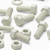 50x White PVC Hex Head Plastic Screws & Bolts M6 x 16mm, Nuts & Washers