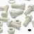 50x White PVC, Hex Head, M6 x 16 mm, Plastic Bolts, Nuts & Washers, UPVC