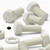 50x White PVC, Hex Head, M6 x 16 mm, Plastic Bolts, Nuts & Washers, UPVC