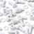 50x White PVC, Hex Head, M6 x 16mm, Plastic Bolts, Nuts & Washers,  UPVC