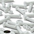 10x White POM Hex Head Plastic Screws & Bolts M12 x 60mm, Nuts & Washers