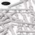 5x White PP Hex Head Plastic Screws & Bolts M12 x 170 mm, Nuts & Washers