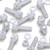 50x Clear Acrylic Slotted Knurled Thumbscrews M5 x 20 mm, Nuts & Washers