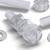 50x Clear Acrylic Slotted Knurled Thumbscrews M8 x 40 mm Plastic Screws, Nuts & Washers