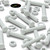 5x White, Hex Head, (POM), M16 x 100mm, Plastic Bolts,Nuts & Washers, -Screws