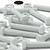 5x White POM, Hex Head, M16 x 100 mm, Plastic Bolts, Nuts & Washers
