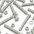 5x Natural Glass Filled Nylon Hex Head Screws M12 x 100mm, Nuts & Washers