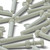 5x Natural Glass Filled Nylon Hex Head Screws M12 x 100mm, Nuts & Washers