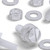 50x Clear Acrylic Slotted Knurled Thumbscrews M4 x 10 mm Plastic Screws, Nuts & Washers