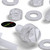 50x Clear Acrylic Slotted Knurled Thumbscrews M4 x 10 mm Plastic Screws, Nuts & Washers