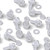 50x Clear Acrylic Slotted Knurled Thumbscrews M4 x 10 mm Plastic Screws, Nuts & Washers