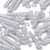50x Clear Acrylic Slotted Knurled Thumbscrews M6 x 50 mm, Nuts & Washers