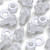 50x Clear Acrylic Slotted Knurled Thumbscrews M6 x 10 mm, Nuts & Washers