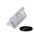 2x Acrylic Hinges, 38mm x 45mm, CLEAR SPRING Hinges, Continuous Acrylic Piano