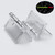 2x Acrylic Hinges, 38mm x 45mm, CLEAR SPRING Hinges, Continuous Acrylic Piano