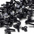 50x Black Nylon Plastic Butterfly Wing Screws M5 x 20mm, Nuts & Washers