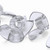 50x Clear, Plastic, Acrylic M8 Butterfly, Wing Nuts