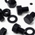 10x Black, Hex Head, Nylon, M16 x 20mm, Plastic Bolts,Nuts & Washers, -Screws