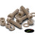 5x Natural PEEK Socket Head Screws & Bolts M5 x 20mm, Nuts & Washers