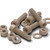 5x Natural PEEK Socket Head Screws & Bolts M5 x 20mm, Nuts & Washers
