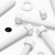 5x White PP Hex Head Plastic Screws & Bolts M12 x 100mm, Nuts & Washers