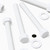 5x White PP Hex Head Plastic Screws & Bolts M12 x 100mm, Nuts & Washers