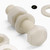 3x Natural Nylon Hex Head Screws & Bolts M24 x 100mm, Nuts & Washers