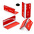 4x Angled L Brackets, 2.5mm Clear Acrylic, Self-Adhesive, No Glue