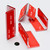 4 x Angled L Brackets, Polished Clear Acrylic - (Right Angle Bracket), No glue required, Self Adhesive.