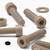 5x Natural PEEK Socket Head Screws & Bolts M8 x 40mm, Nuts & Washers