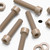 5x Natural PEEK Socket Head Screws & Bolts M8 x 40mm, Nuts & Washers