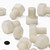 10x Natural Nylon Hex Head M16x20mm Plastic Bolts, Nuts & Washers