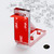 4x V3 5mm Corner Brackets, Clear Acrylic + 20x M5 Bolts, Self-Adhesive