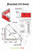 4x v3, 5mm thickness, Brackets, Polished Clear Acrylic + 20x M5 Bolts - (Corner Bracket), No glue required, Self Adhesive.