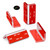 4x v2, 5mm thickness, Angled L Brackets, Polished Clear Acrylic, Right Angle Bracket, No glue required