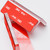 4x V2 5mm Angled L Brackets, Clear Acrylic, Self-Adhesive, No Glue