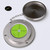 Metal Flanged 100mm Diameter Bullseye Spirit Bubble Level, Round, Green