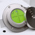 Metal Large Spirit Bubble Level With Screw Lid Cover, Green/Silver, Indoor Use
