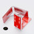 4x V4 5mm Reinforced L Brackets, Clear Acrylic, Self-Adhesive, No Glue
