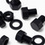 10x Black Nylon Hex Head M16x20mm Plastic Bolts, Nuts & Washers