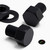 10x Black Nylon Hex Head M16 x 20 mm Plastic Bolts, Nuts & Washers