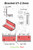 4x Angled L Brackets, 2.5 mm Clear Acrylic + 20x M5 Bolts, Self-Adhesive