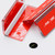 4x Angled L Brackets, 2.5mm Clear Acrylic + 20x M5 Bolts, Self-Adhesive