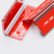 4x Angled L Brackets, 2.5mm Clear Acrylic + 20x M5 Bolts, Self-Adhesive