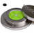 Metal Large Spirit Bubble Level With Screw Lid Cover, Green/Silver, Outdoor Use